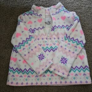 Kids Fleece Jacket with Colorful Patterns